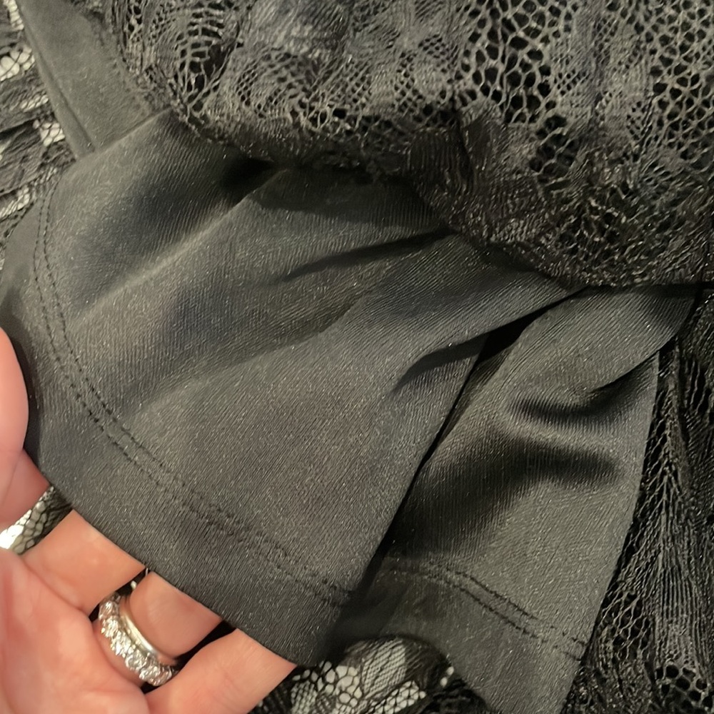 BNWT Zara black lace long dress - Picture 7 of 10